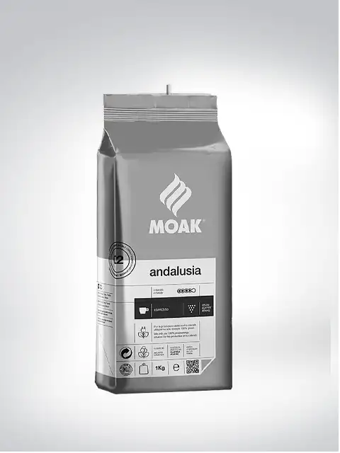 Emballage de Moak Andalusia Grains de Café Espresso, 1 kg