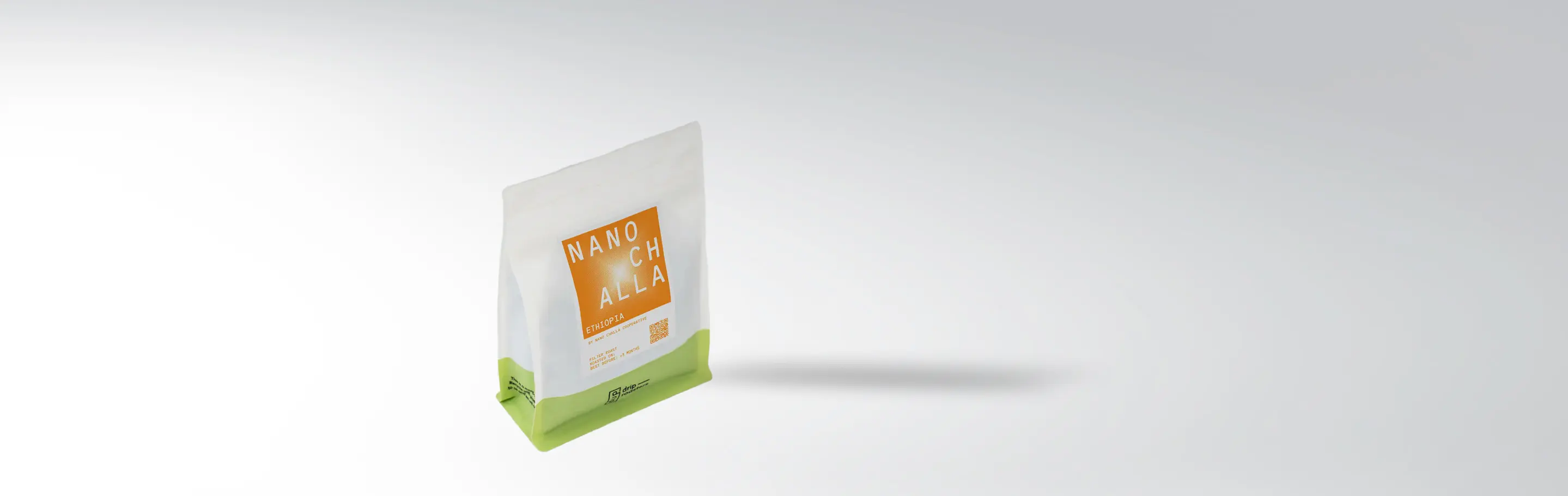 Packaging of Nano Challa Coffee from Ethiopia