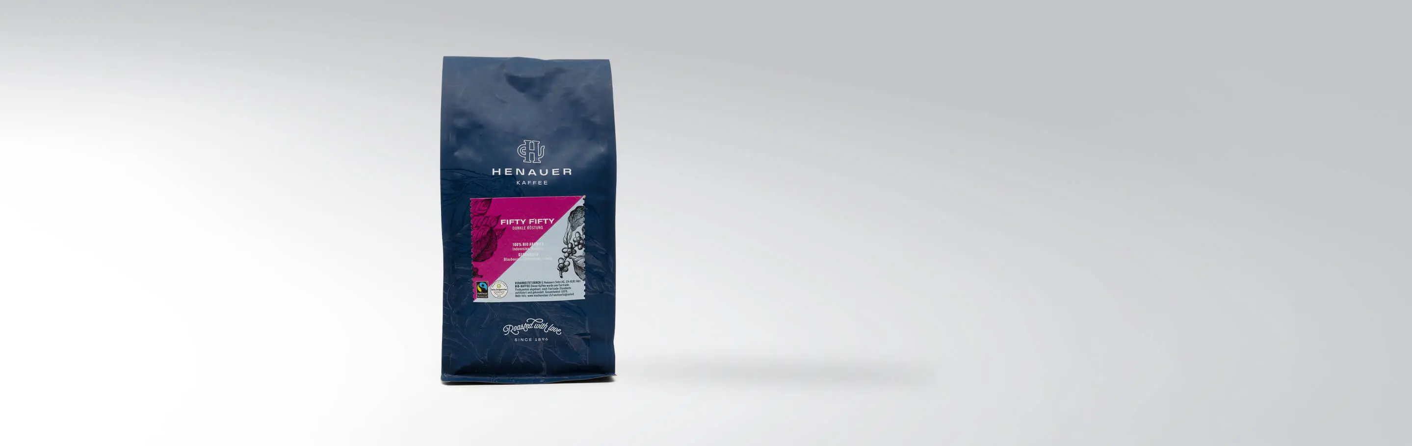 Package of Henauer Coffee Fifty Fifty - Double Roasting