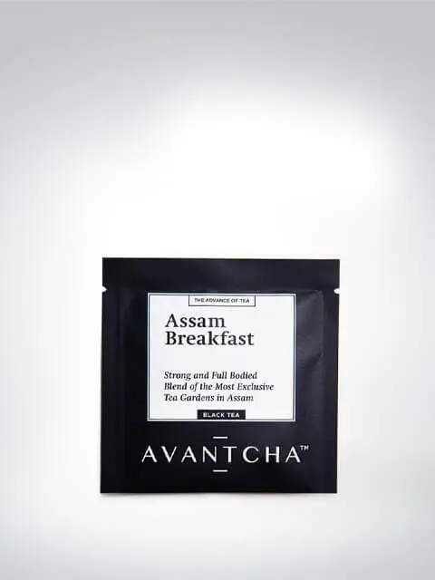 Packung AVANTCHA Assam Breakfast Schwarzer Tee, 50g, starke und vollmundige Mischung aus den exklusivsten Teegärten Assams