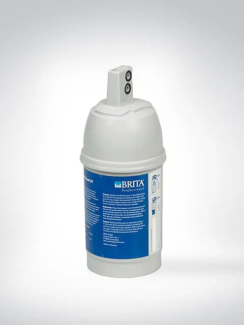 Brita Professional Wasserfilterpatrone mit blauer Etikettierung