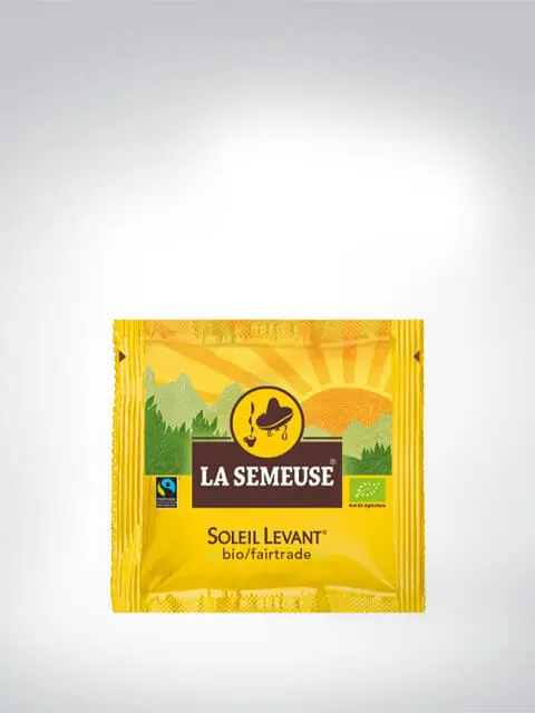 Verpackung von La Semeuse Soleil Levant Bio/Fairtrade Kaffee