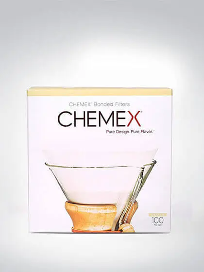 Verpackung von Chemex Bonded Kaffeefiltern, 100 Stück