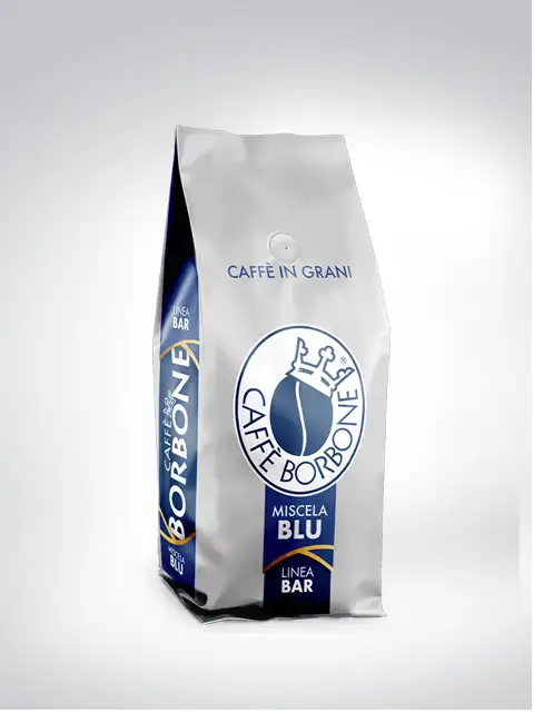 Packaging of Caffè Borbone Coffee Beans, Miscela Blu, 1 kg