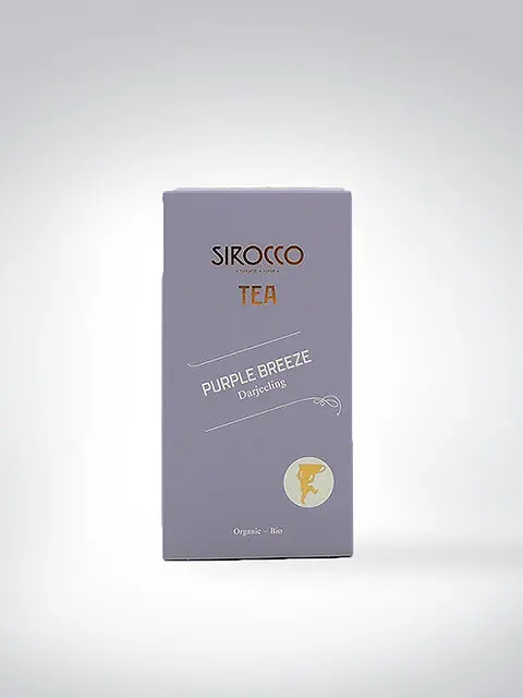 Packung Sirocco Tee Purple Breeze Darjeeling, bio-zertifiziert