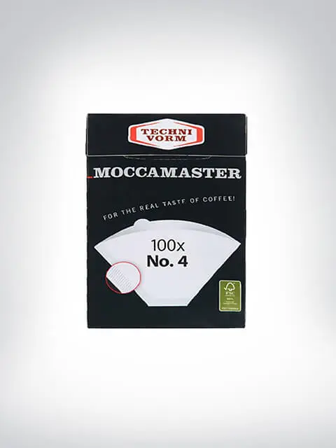 Verpackung von Technivorm Moccamaster Kaffeefiltern Nr. 4, 100 Stück