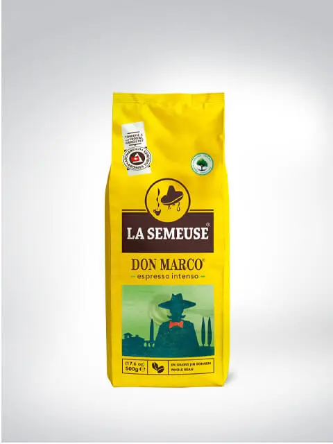 Packung La Semeuse Don Marco Espresso Intenso Kaffee, 500g